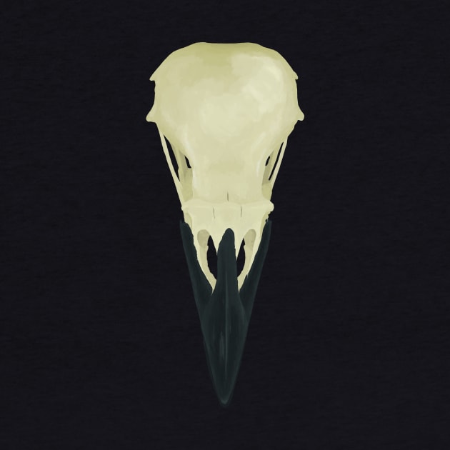 Raven Skull by artsandherbs